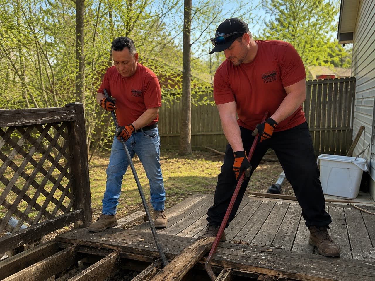 Babylon junk removal crew on the job