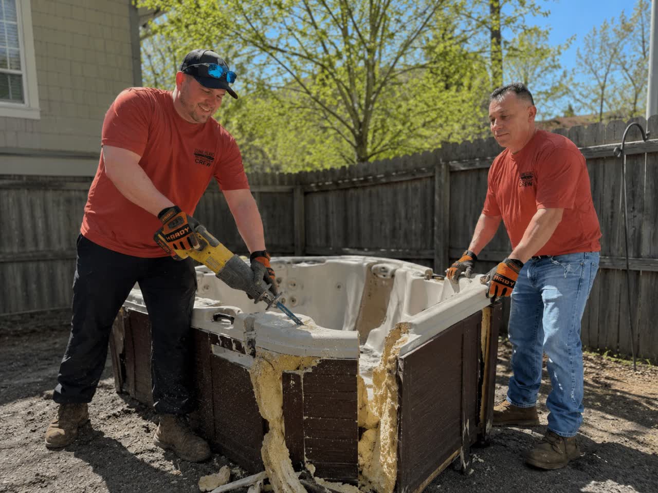 Hot Tub Removal